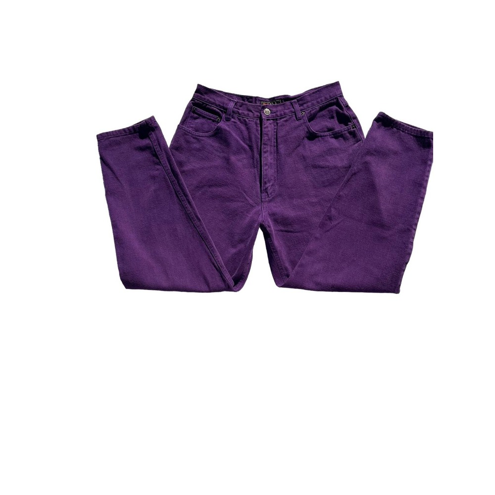 Vintage Route 66 Purple Jeans Size 13/14 100% Cotton Highwaisted Straightleg